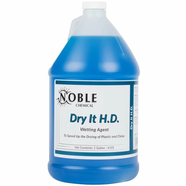 Noble Chemical 1 Gallon / 128 Oz. Dry It HD Premium Rinse Aid Gallon / Drying Agent - 4/Case 2 Noble Chemical 1 Gallon / 128 Oz. Dry It HD Premium Rinse Aid Gallon / Drying Agent - 4/Case - Image 2