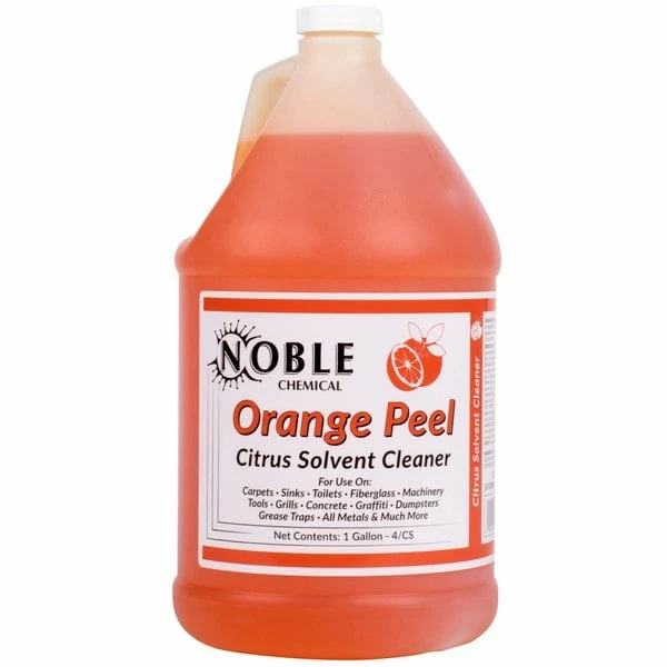Noble Chemical 1 Gallon / 128 Oz. Orange Peel Citrus Solvent Cleaner - 4/Case 2 Noble Chemical 1 Gallon / 128 Oz. Orange Peel Citrus Solvent Cleaner - 4/Case - Image 2