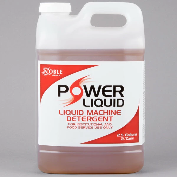 Noble Chemical 2.5 Gallon / 320 Oz. Power Liquid Dish Washing Machine Detergent - 2/Case 2 Noble Chemical 2.5 Gallon / 320 Oz. Power Liquid Dish Washing Machine Detergent - 2/Case - Image 2