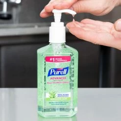 PurellĀ® 3639-12 Advanced With Aloe 12 Oz. Gel Instant Hand Sanitizer