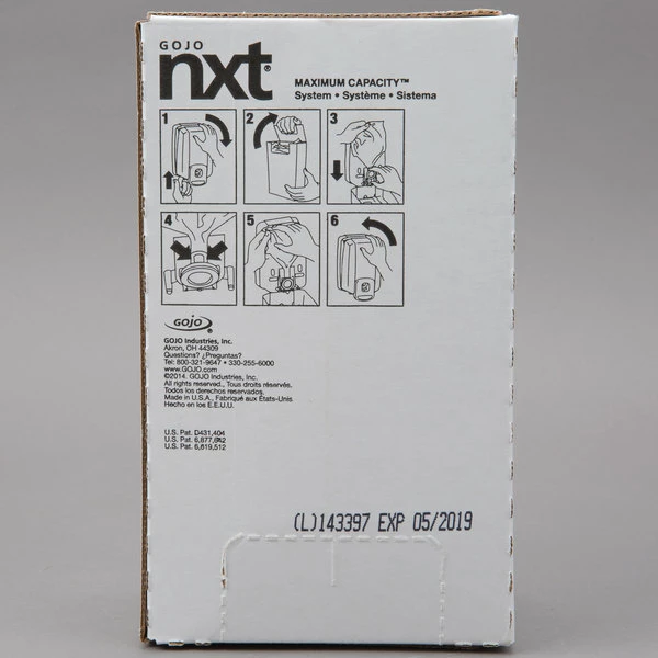 GOJO® 2252-04 NXT Spa Bath 2000 ML Herbal Liquid Hand, Hair, And Body Wash - 4/Case 6 GOJO® 2252-04 NXT Spa Bath 2000 ML Herbal Liquid Hand, Hair, And Body Wash - 4/Case - Image 6
