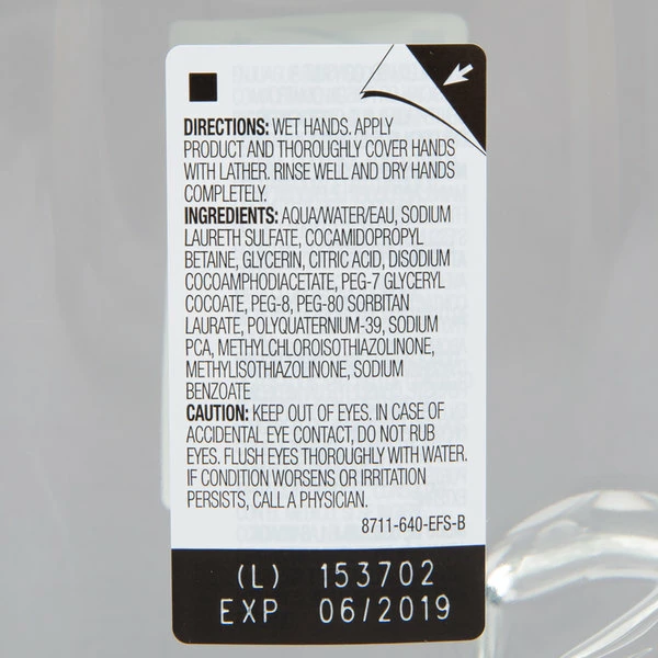 GOJO® 8711-04 ADX 700 ML Clear & Mild Foam Hand Soap - 4/Case 6 GOJO® 8711-04 ADX 700 ML Clear & Mild Foam Hand Soap - 4/Case - Image 6