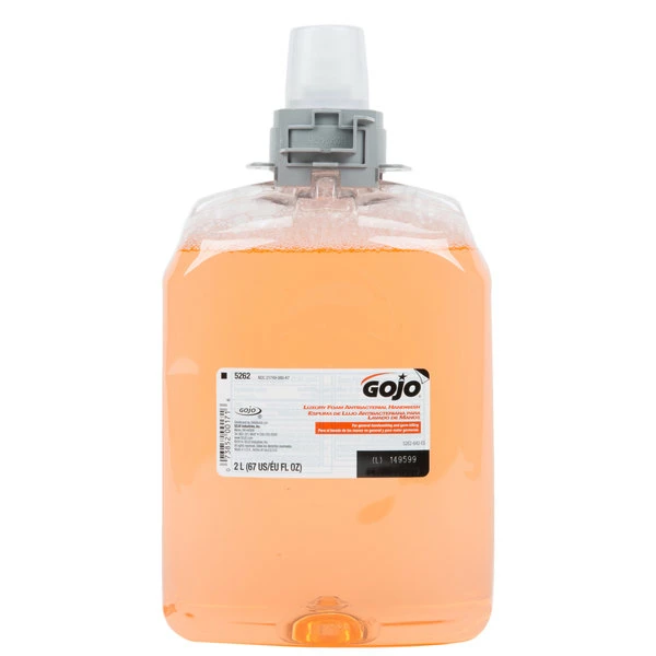 GOJO® 5262-02 FMX-20 Luxury 2000 ML Orange Blossom Foaming Antibacterial Hand Soap With PCMX - 2/Case 2 GOJO® 5262-02 FMX-20 Luxury 2000 ML Orange Blossom Foaming Antibacterial Hand Soap With PCMX - 2/Case - Image 2