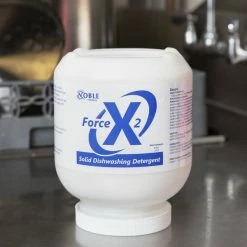 Noble Chemical Force X2 8 Lb. / 128 Oz. Solid Dish Machine Detergent - 2/Case