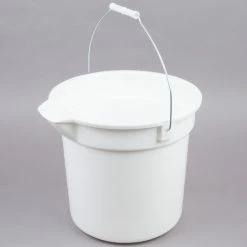 Continental 8114WH Huskee 14 Qt. White Round Utility Bucket 10 Continental 8114WH Huskee 14 Qt. White Round Utility Bucket -GOJO Sale Online 974357