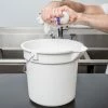 Continental 8114WH Huskee 14 Qt. White Round Utility Bucket -GOJO Sale Online 974368