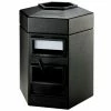 Commercial Zone 755201 35 Gallon Islander Series Black Cayman Hexagonal Waste Container With Paper Towel Dispenser, Squeegee, And Windshield Wash Station -GOJO Sale Online 984376