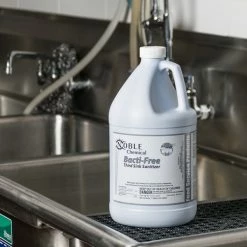 Noble Chemical 1 Gallon / 128 Oz. Bacti-Free Third Sink Sanitizer - 4/Case